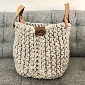 UGG “tulum” rope weave basket (100% cotton)